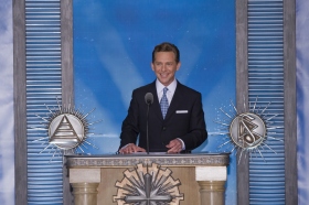 David Miscavige, Bestyrelses-formanden for Religious Technology Center og Scientologi religionens kirkelige leder, stod for indvielsen af den nye Scientologi kirke og Celebrity Center i Las Vegas.